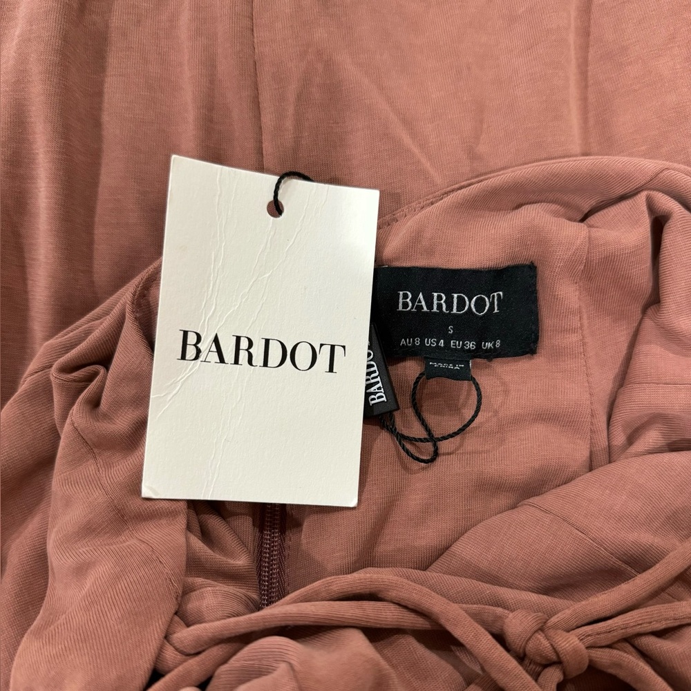 Bardot Womens Criss Cross Neck Calf Midi Dress - Picture 4 of 6
